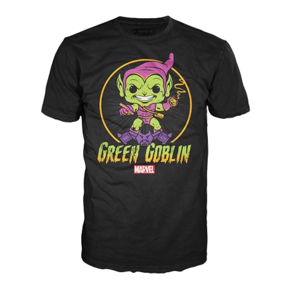 Funko POP! T Shirt green goblin - Unisex men Size extra small NEW marvel - Picture 1 of 6